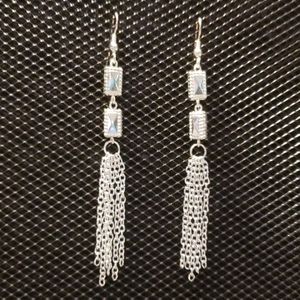 3/$20 | Silver tassel earrings